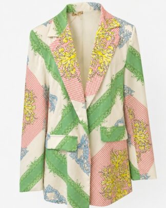 blazer coloré blanc