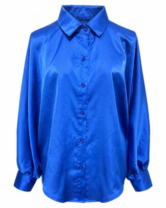 Chemise bleu électrique