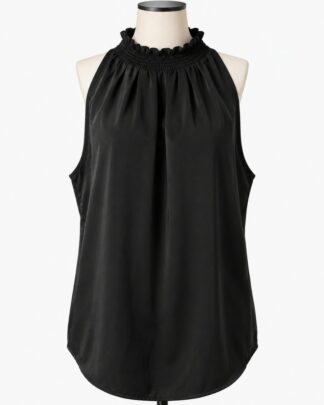 Blouse sans manche noir