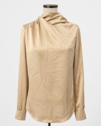 Blouse satin champagne