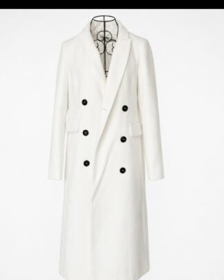 Manteau long blanc