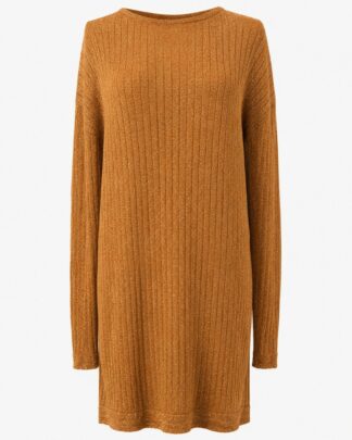 Robe paillette brune