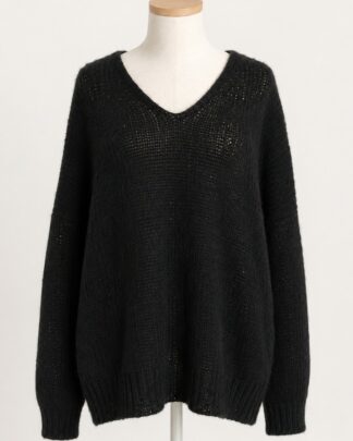 Pull en laine noir