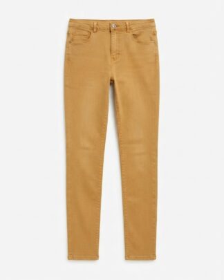 Pantalon skinny ocre